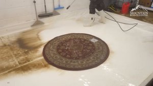 Frozen Solid Rug ! Can It Be Restored ? Satisfying ASMR Carpet Cleaning