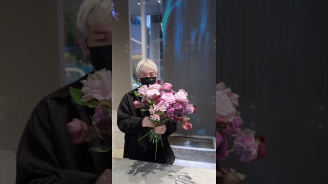 Make a beautiful French bouquet for spring 💐 Pink bouquet @bouquet