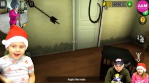 Злая Училка похитила Санта Клауса! ? Новые Новогодние уровни в Scary Teacher 3D! Полное прохождение