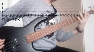 Linkin Park-Given up (bass cover+tabs) #linkinparkcover #givenupcover #linkinparkbass #basstabs