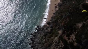 Praia Sesimbra - Sesimbra beach - Portugal by drone 4K