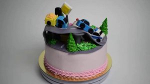 Торт с машинками для мальчика