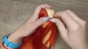 Волосы для куклы. Как пришить волосы кукле