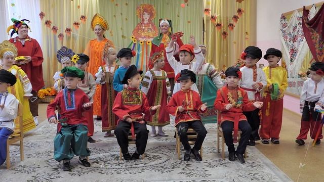 Nizhny Novgorod, Russia, 1a Gleb Uspensky str. 10.26.2023. Matinee in kindergarten. Children in смотреть онлайн