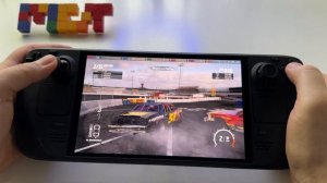 Wreckfest | Steam Deck OLED handheld gameplay | Steam OS