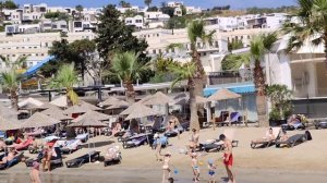 ЭГЕЙСКОЕ МОРЕ В МАЕ. ОБЗОР ПЛЯЖА ОТЕЛЯ "OTIUM PARK AYAZ AQUA BEACH"4*. ТУРЦИЯ. БОДРУМ.