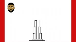 HOW TO DRAW BURJ KHALIFA