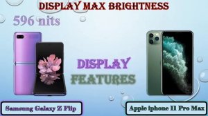 Samsung Galaxy Z Flip VS Iphone 11 Pro Max (Comparison)