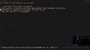 What is your opinion on vim-wiki?