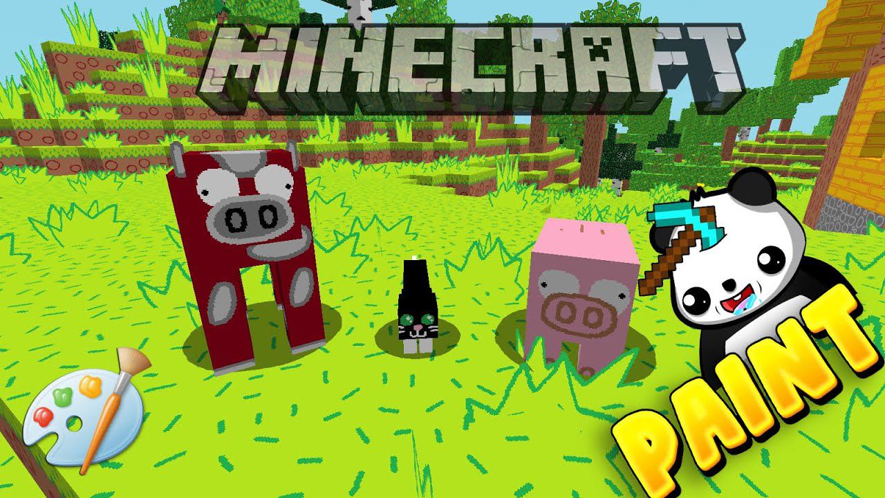НАРИСОВАННЫЙ И РАЗНОЦВЕТНЫЙ МАЙНКРАФТ В PAINT - САМЫЙ БЫСТРЫЙ СПИДРАН ПО MINECRAFT? смотреть онлайн