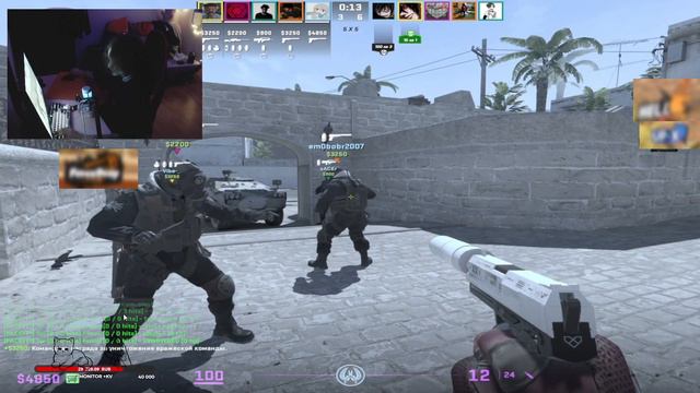 ЭМОКИД ИГРАЕТ ПРОТИВ ПРО ИГРОКА В КС 2 | EM0K1D2007 VS FACECRACK CS2