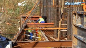 Строительство новой эстакады в Керчи