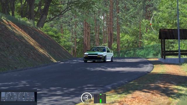 Toyota AE86 Hachiroku Sick Gunsai Run #assettocorsa | GUNSAI Touge Time Attack Drift смотреть онлайн