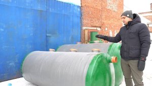 Септик ГРИНСТОК! Стеклопластиковый, для дома и дачи