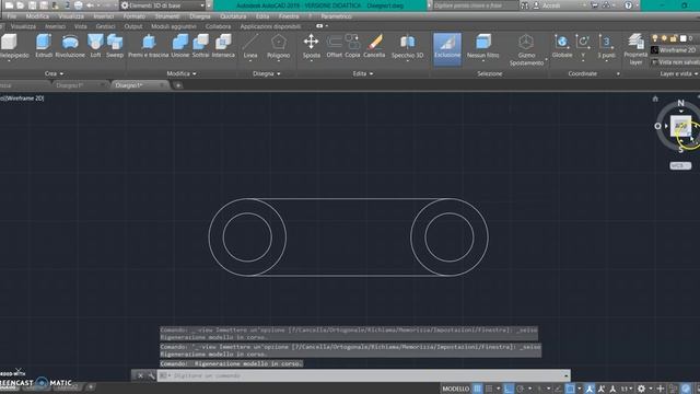 tavola Autocad 1- BIELLA 3D prima parte смотреть онлайн