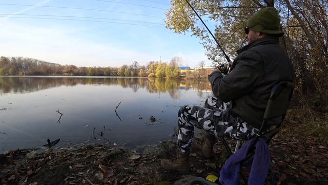 Такой осенней рыбалки я не ожидал. Рыбалка на поплавок матчевой удочкой