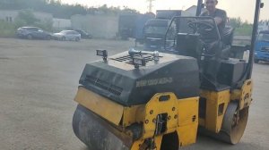 После капитального ремонта двигателя завели мини каток.