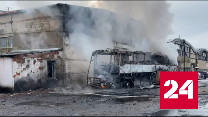 Мэр Горловки показал последствия украинских ударов по городу - Россия 24