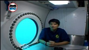 Aquanaut Takuya Onishi during Mission Day 4