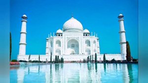 Мавзолей Тадж-Махал=узнаваемая достопримечательность Индии