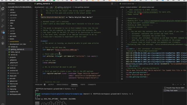 The Polylith Real World Example, with an IDE Running in The Browser смотреть онлайн