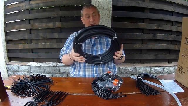 Система полива растений "Жук" от емкости с водой . Распаковка и инструкция сборки. смотреть онлайн