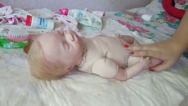 Неделя влогов. День 6/после дневного сна с Настенькой /масаж реборну смотреть онлайн