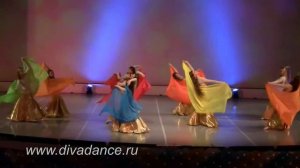 Золотое ожерелье children Bellydance от Divadance детский восточный танец с платками