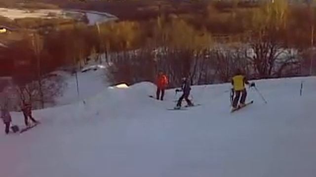 Горнолыжный склон в Крылатском смотреть онлайн