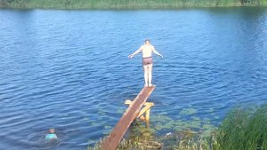 Река Цна,Тамбовская обл.(Купаемся).