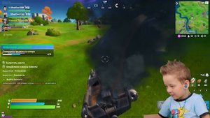 Детсадовец ТОП 1 в Фортнайт ! Первый раз в Fortnite ! Задонатил на Новый Боевой Пропуск