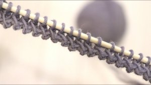 НЕОБЫЧНЫЙ наборный край спицами | Видеоурок