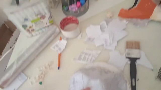 Лепим основу для папье-маше? маска раптора из папье-маше ? смотреть онлайн