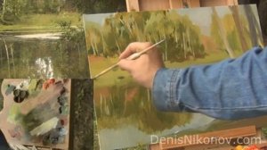 Мастер-класс "Заросший пруд". Живопись маслом. Пленэр