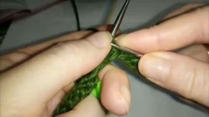 Вязание шапки польской резинкой МК