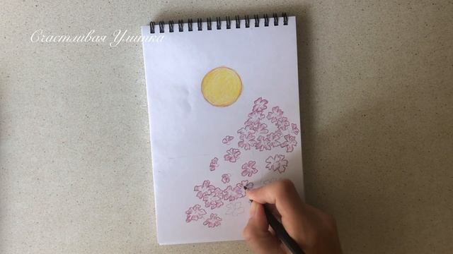 ЛЕТО КАРАНДАШАМИ // ПЕЙЗАЖ // РИСОВАНИЕ ДЛЯ ДЕТЕЙ // ПРОСТОЙ РИСУНОК КАРАНДАШАМИ