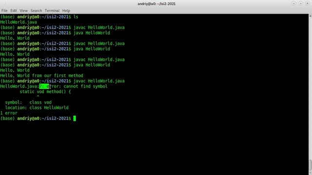 Java for ISI-2 (2021) смотреть онлайн