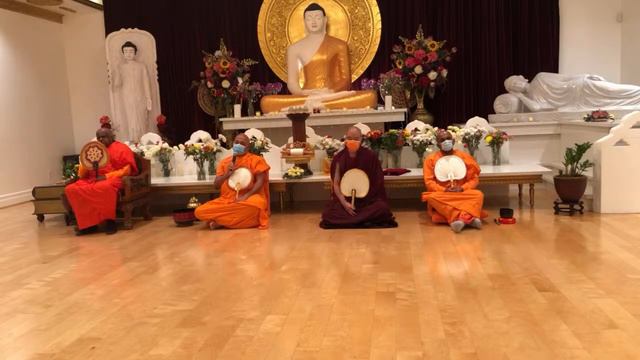 Evening Buddha Vandana and Loving Kindness Meditation Lankarama Buddhist Temple смотреть онлайн
