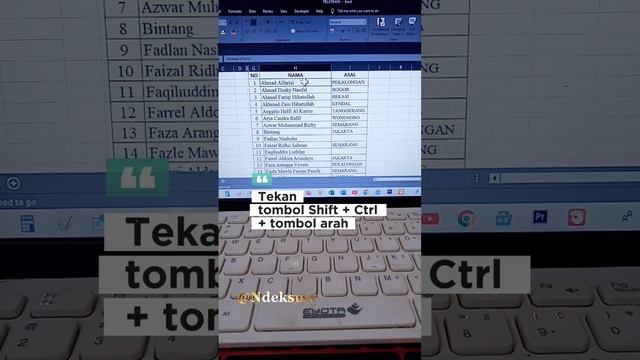 Cara Mudah Dan Cepat Blok Tabel Di Microsoft Excel (11)