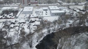 2020.11.29 - Полет вдоль реки Иж от Ижевского пруда на Mavic Air2 в 4K60fps