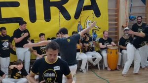 Nika gets green belt in capoeira