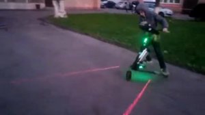 Дрифт на Triftere трёхколёсном электросамокате