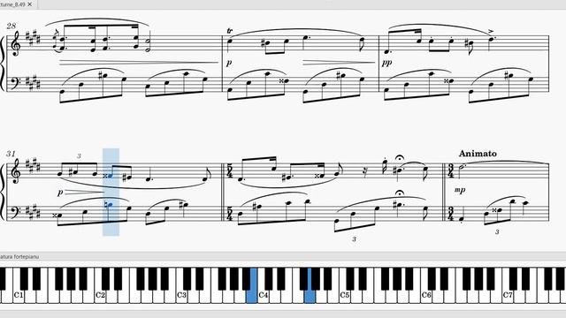 Chopin, Lento con gran espressione, Nocturne No. 20, B.49, Strings sound смотреть онлайн