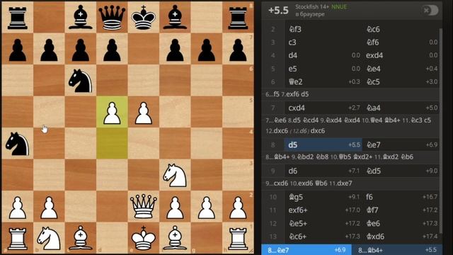 Пешки затоптали противника! Грозная атака в дебюте! смотреть онлайн