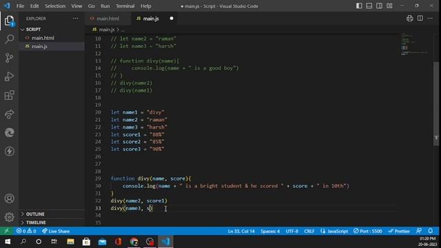 Lecture #3/10 | Function in JavaScript | Use of Functions in JavaScript #function #javascript #java