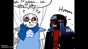 "Why did you slap me with glasses?" [Ask Error!Sans- short ]