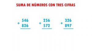 SUMA DE NUMEROS CON TRES CIFRAS Super fácil - Para principiantes