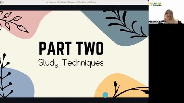 Study Techniques & Motivation Strategies to help your child excel in PSLE (Ms. Raudah)