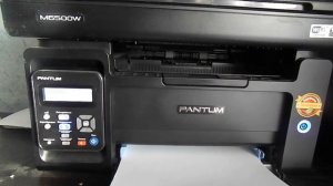 Включение и работа МФУ Pantum М6500W