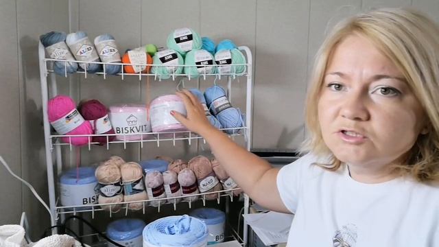 Неделя летних стартов. День 3. Корзина крючком из  трикотажной пряжи BISKVIT